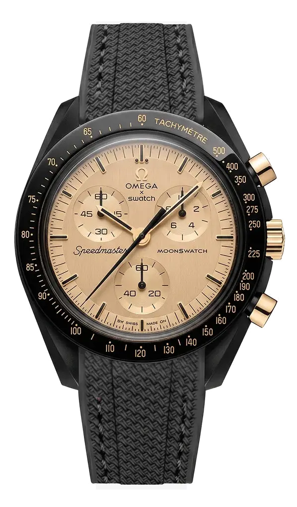 Mission to the Moon 1969 fitted with the Vertech Black strap